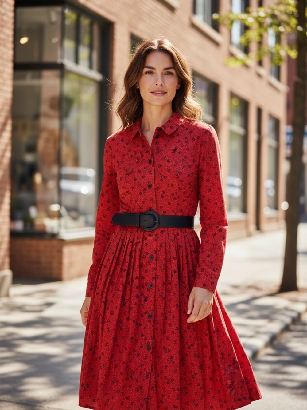 Rare Vintage Ladybug/Village Made in USA Dress